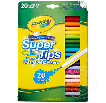 Crayola Crayola 20 Super Tips Washable Markers