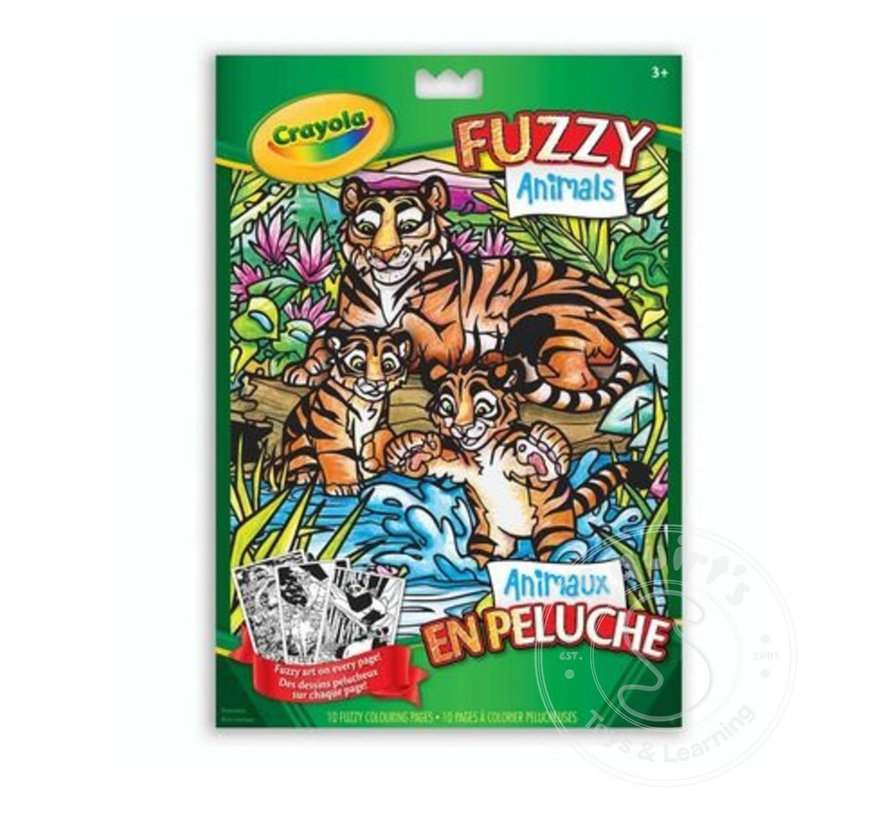 Crayola Fuzzy Posters Colouring Book