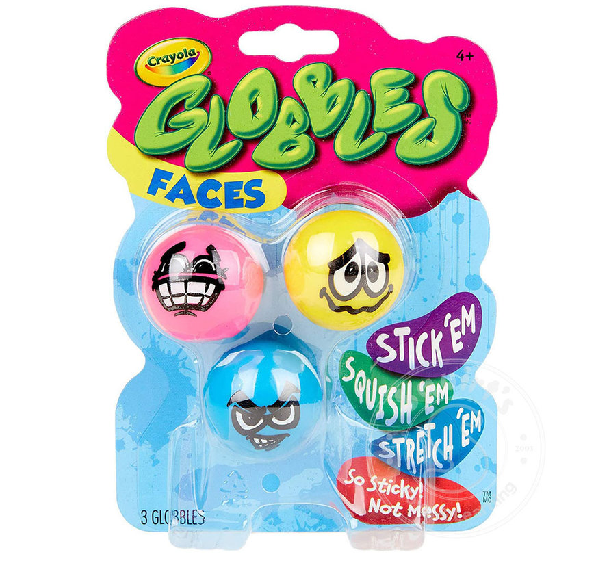 Crayola Globbles Faces 3-Pack