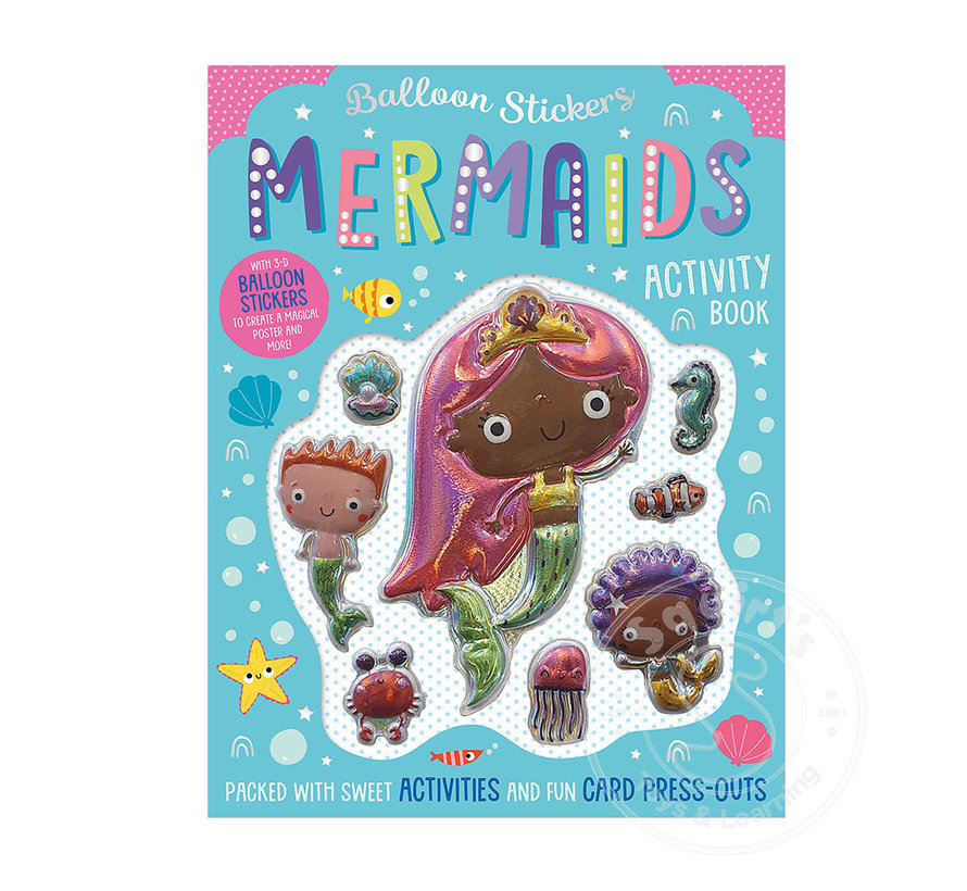 Balloon Stickers Mermaid Activity Book