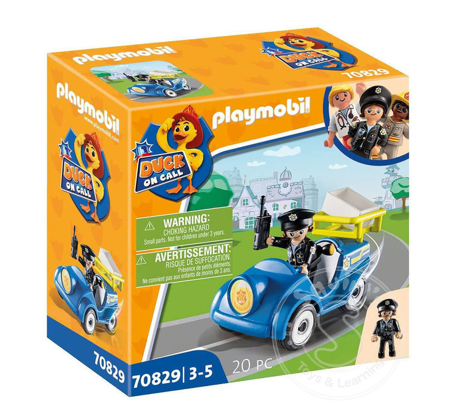 FINAL SALE Playmobil Duck on Call: Police Mini-Car
