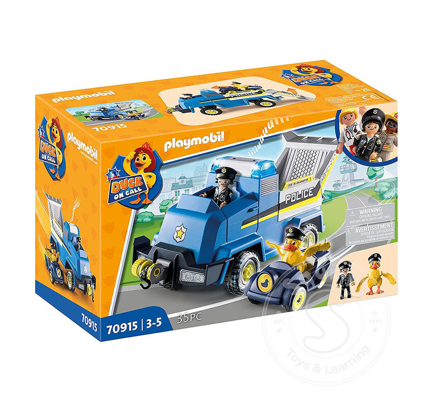 FINAL SALE Playmobil Duck on Call: Police Emergency Vehicle