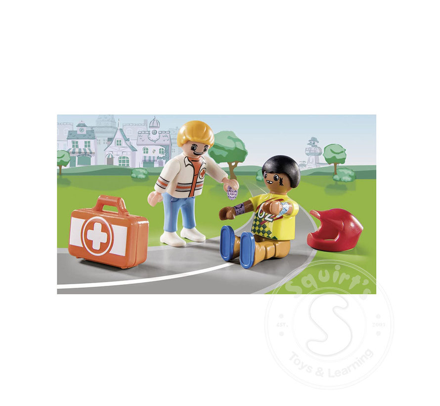 FINAL SALE Playmobil Duck on Call: Ambulance Action: Help the Racing Driver