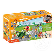 Playmobil FINAL SALE Playmobil Duck on Call: Ambulance Action: Help the Racing Driver