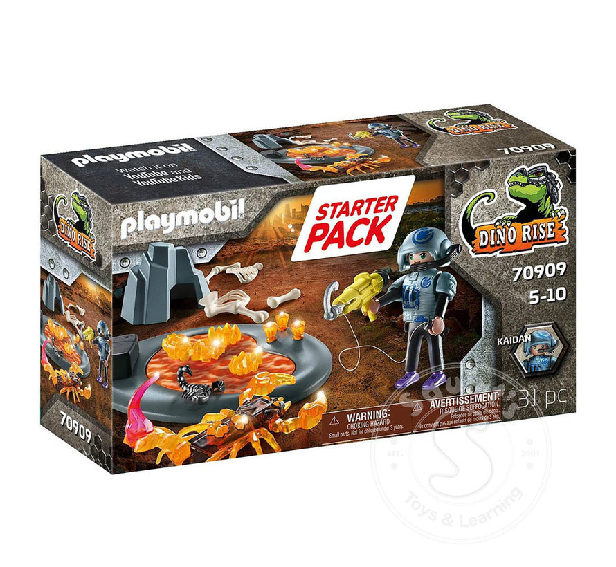 FINAL SALE Playmobil Starter Pack Dino Rise: Fire Scorpion