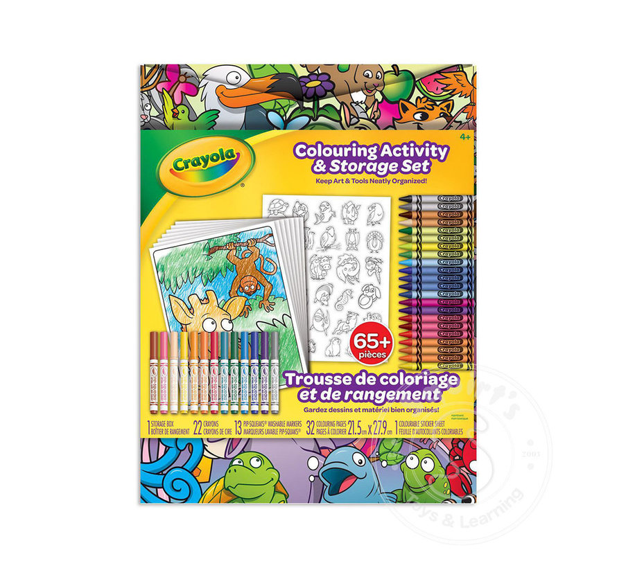 Crayola Coloring Activity & Storage Set