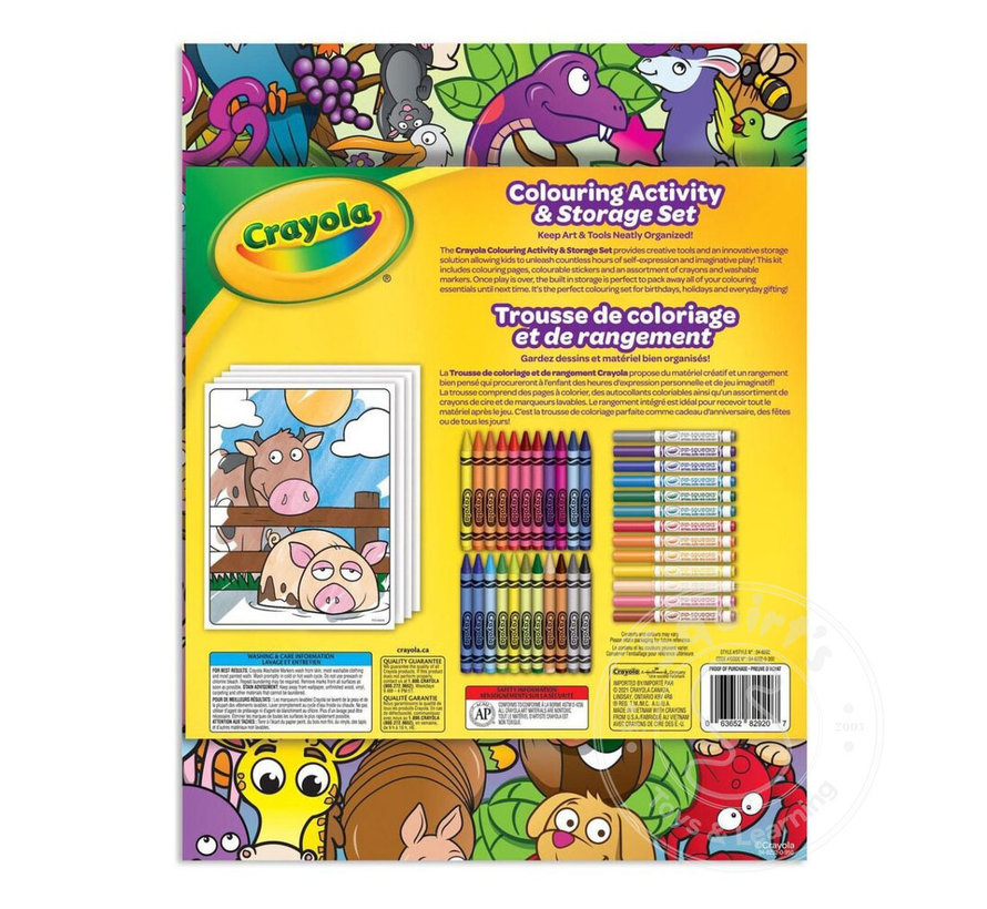 Crayola Coloring Activity & Storage Set