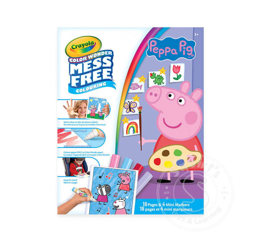 Crayola Color Wonder Mess Free Colouring Peppa Pig