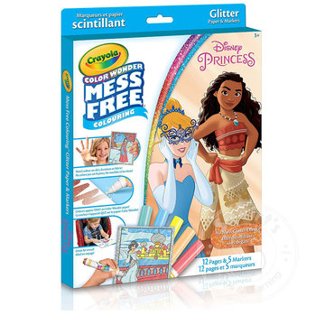 Crayola Crayola Color Wonder Mess Free Colouring Glitter Disney Princess