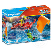 Playmobil Playmobil Kitesurfer Rescue with Speedboat
