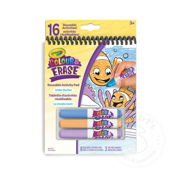 Crayola Crayola Colour & Erase Reusable Activity Pad: Under the Sea