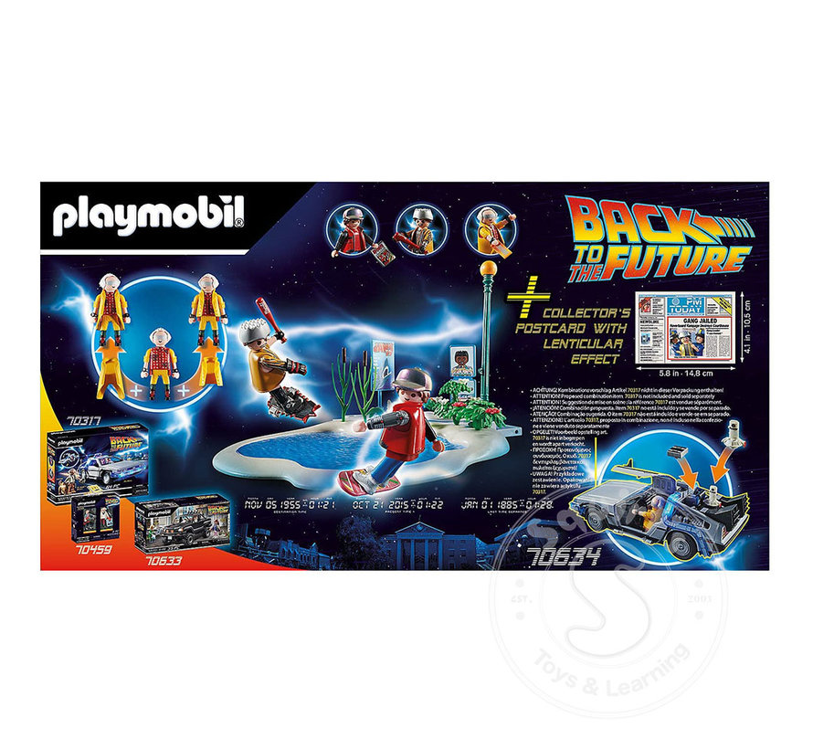 FINAL SALE Playmobil Back to the Future II Hoverboard Chase
