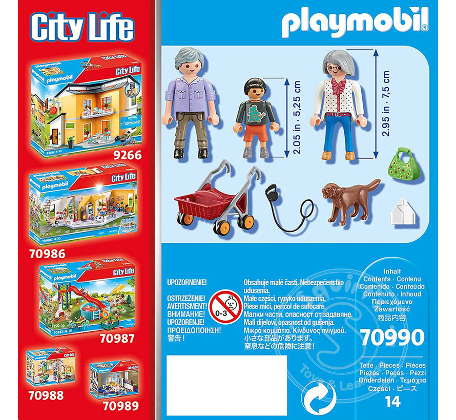 FINAL SALE Playmobil Grandparents with Child RETIRED