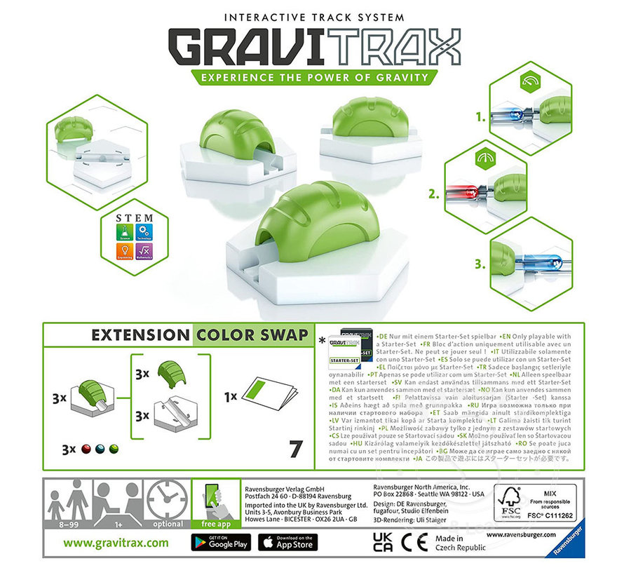 GraviTrax Extension: Color Swap