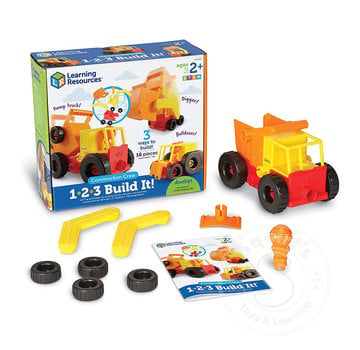 Learning Resources 1-2-3 Build It! Construction Crew