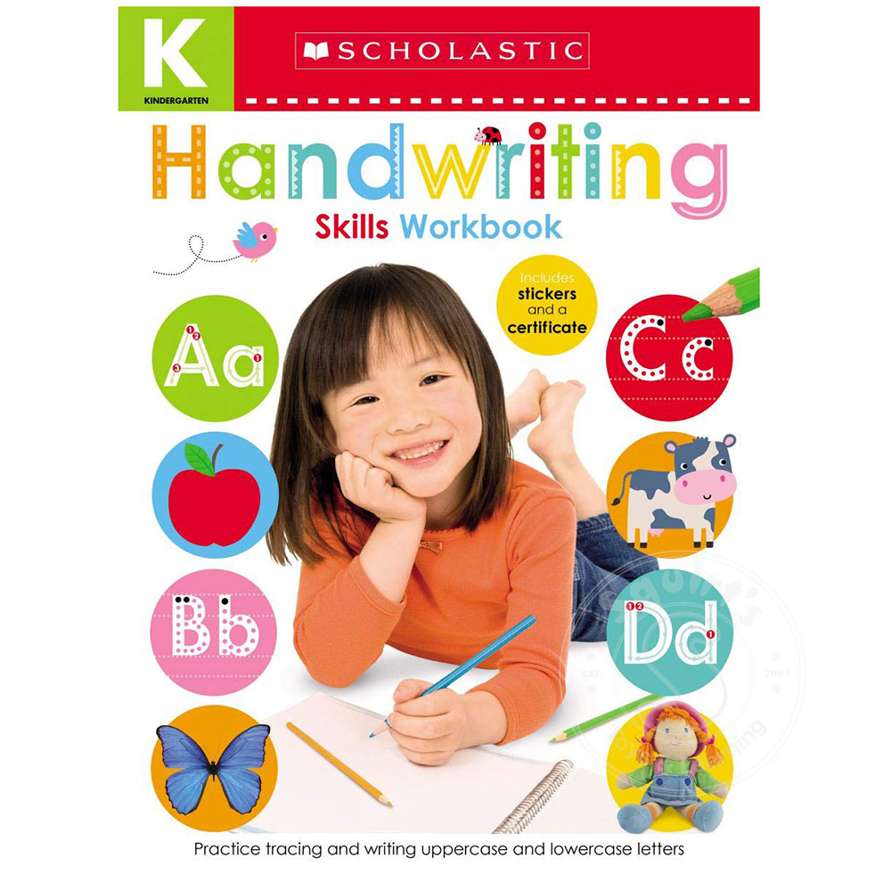 Kindergarten: Handwriting (Printing) Skills Workbook - Squirt's Toys