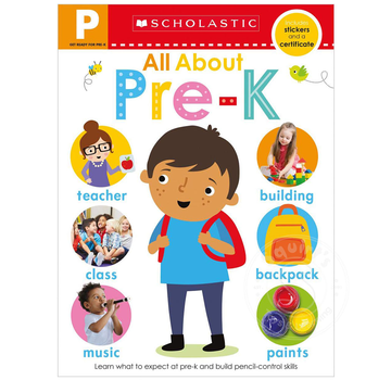 Scholastic Get Ready for Pre-K: All About Pre-K Skills Workbook