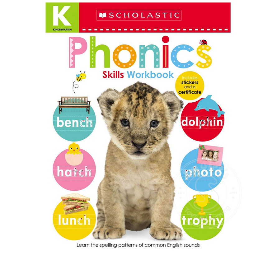 Kindergarten: Phonics Skills Workbook