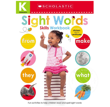 Scholastic Kindergarten: Sight Words Skills Workbook