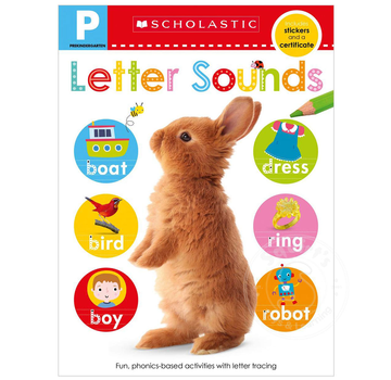 Scholastic PreKindergarten: Letter Sounds Skills Workbook
