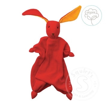 Hoppa Tino Bunny Doll Organic Red