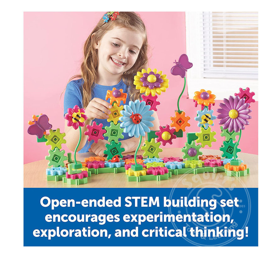Gears! Gears! Gears! Build & Bloom Building Set