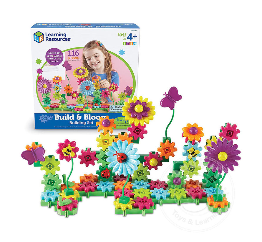 Gears! Gears! Gears! Build & Bloom Building Set