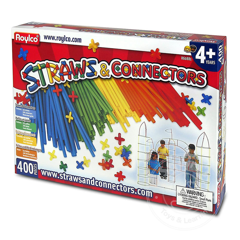 Straws & Connectors 400pcs - Squirt's Toys & Learning Co
