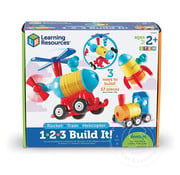 Learning Resources 1-2-3 Build It! Rocket-Train-Helicopter