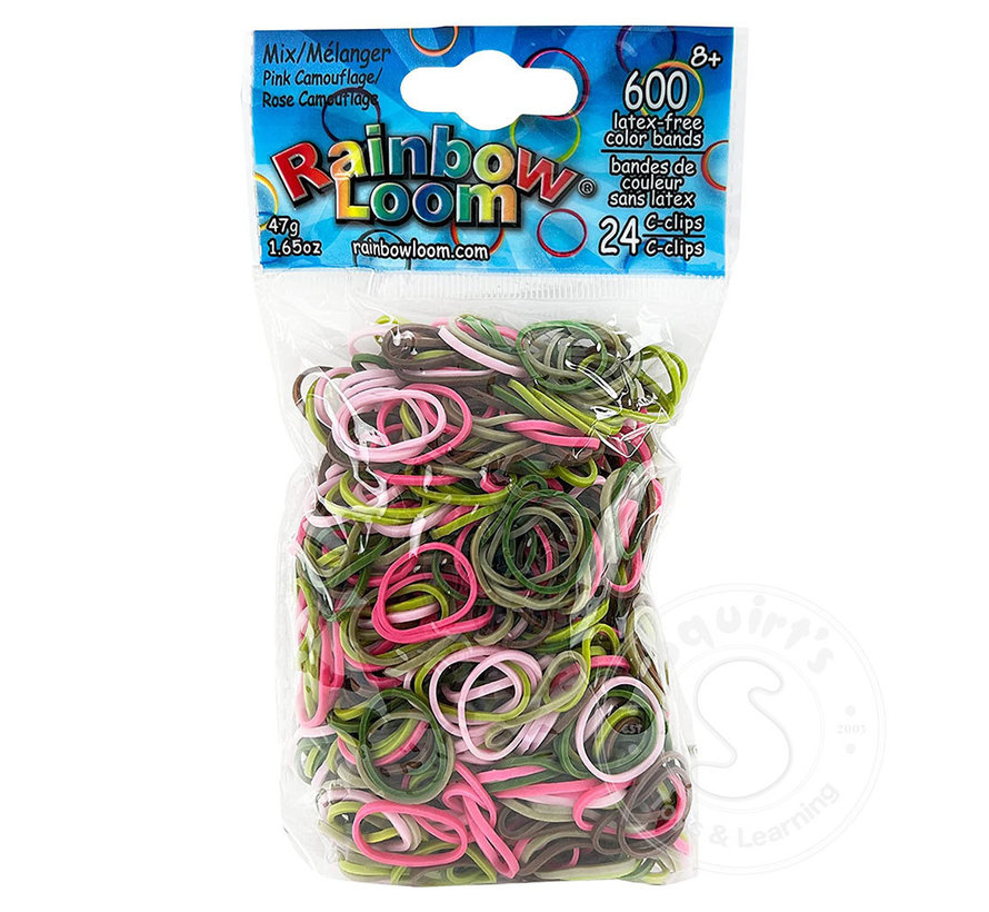 Rainbow Loom® Refill Bands - Pink Camo