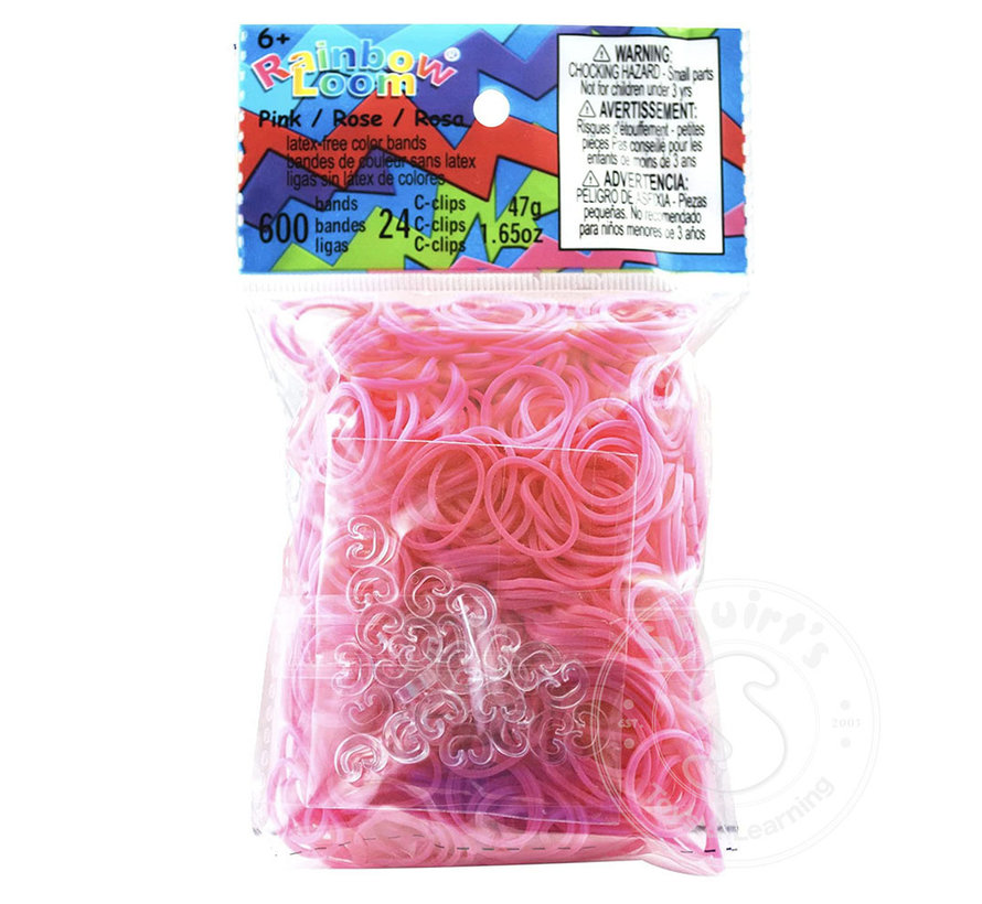 Rainbow Loom® Refill Bands - Pink