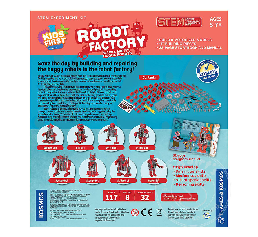 Thames & Kosmos Robot Factory Wacky, Misfit, Rogue Robots