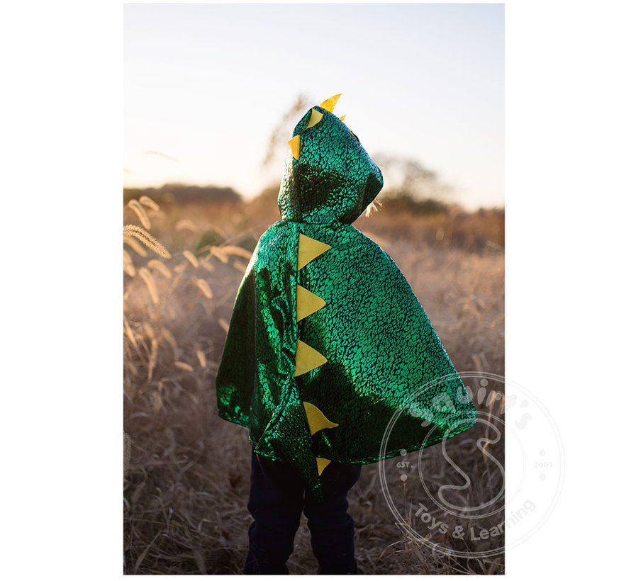 Great Pretenders Dragon Toddler Cape Metalic (Size 2-3)