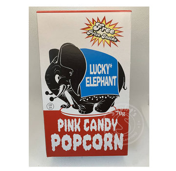 Lucky Elephant Pink Candy Popcorn