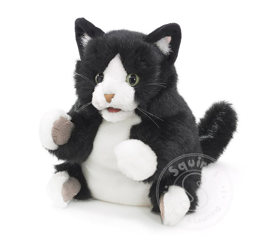Folkmanis Tuxedo Kitten Puppet