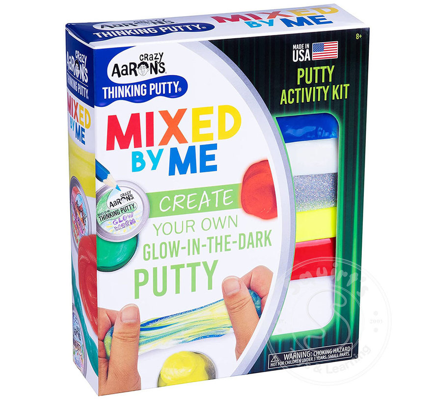 Crazy Aaron's Glow in the Dark Mixed By Me Thinking Putty Kit