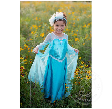Great Pretenders Great Pretenders Ice Crystal Queen Dress with Cape (size 3-4)