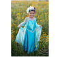Great Pretenders Ice Crystal Queen Dress with Cape (size 3-4)