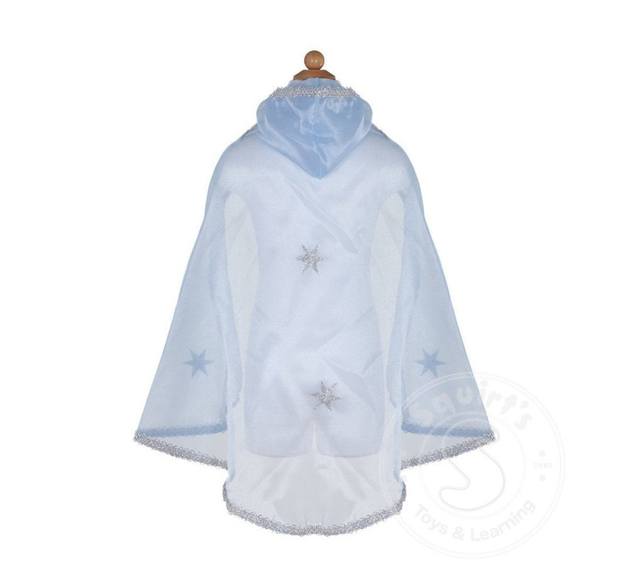 Great Pretenders Snow Queen Cape (Silver/Blue MD) Dress Up