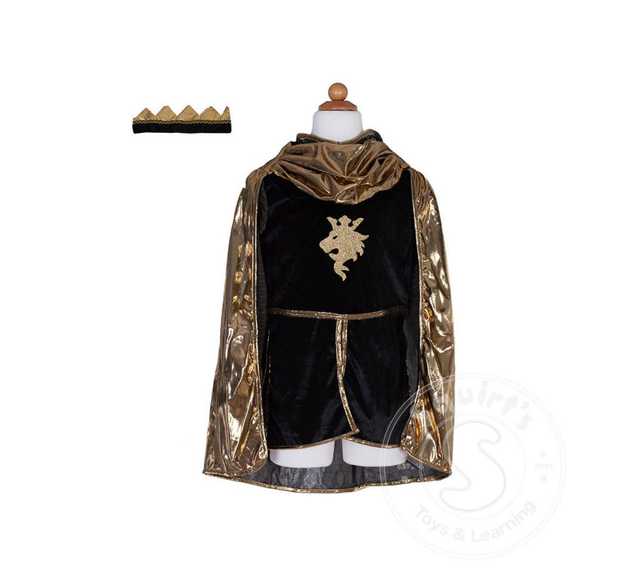 Great Pretenders Gold Knight Tunic with Cape (Size 5-6)