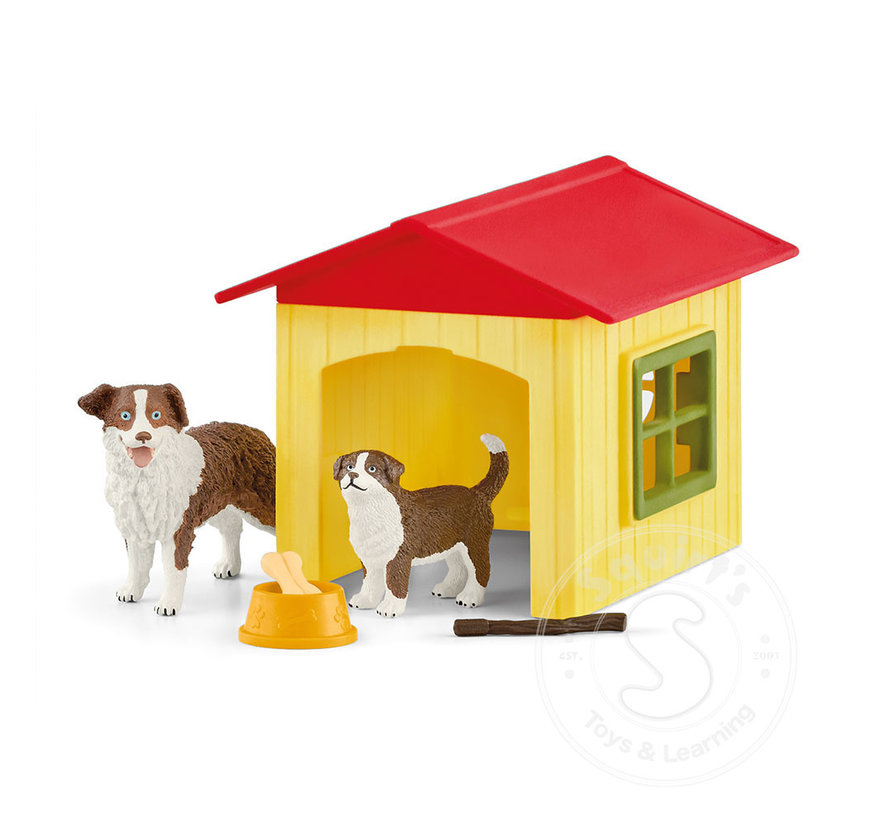Schleich Friendly Dog House - retired