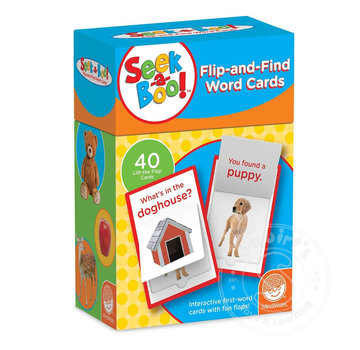 MindWare Seek-a-Boo: Flip and Find Word Cards