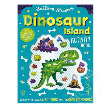 Make Believe Ideas Balloon Stickers Dinosaur Island Activity Book