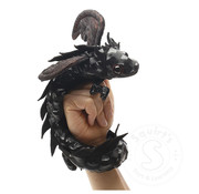Folkmanis Folkmanis Dragon Wristlet  Midnight Finger Puppet