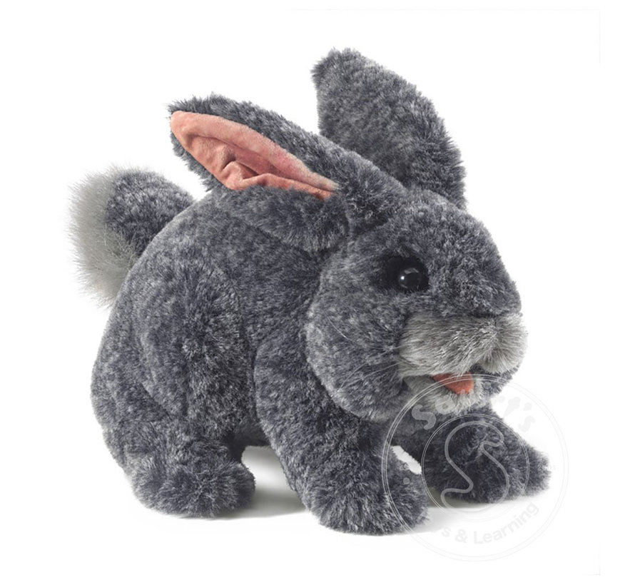 Folkmanis Gray Bunny Rabbit Puppet