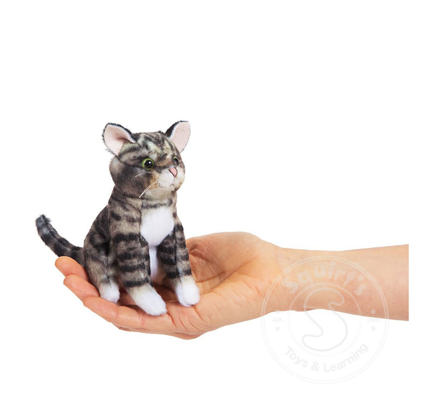 Folkmanis Tabby Cat Finger Puppet