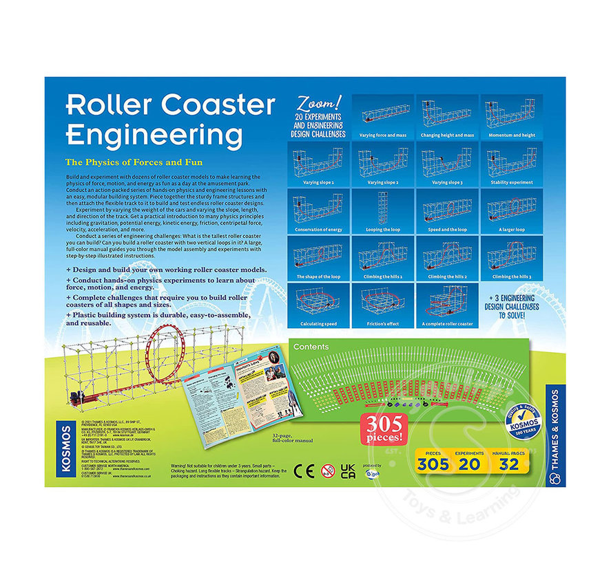 Thames & Kosmos Roller Coaster Engineering