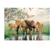 Cobble Hill Puzzles Cobble Hill Watering Hole Tray Puzzle 35pcs