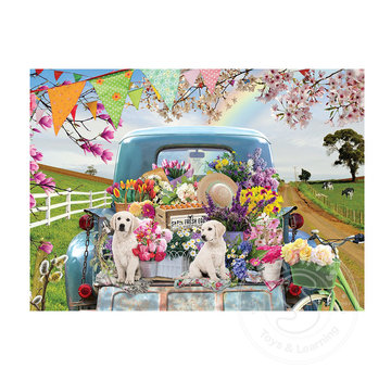 Cobble Hill Puzzles Cobble Hill Country Road Tray Puzzle 35pcs