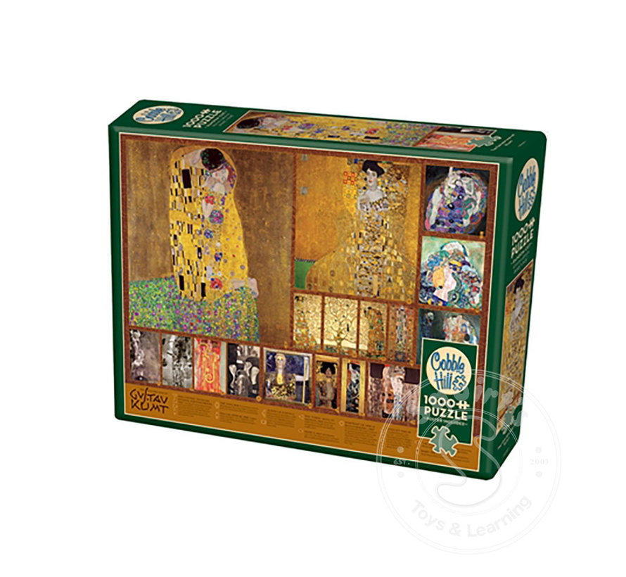 FINAL SALE - Cobble Hill The Golden Age of Klimt Puzzle 1000pcs OLD BOX SIZE